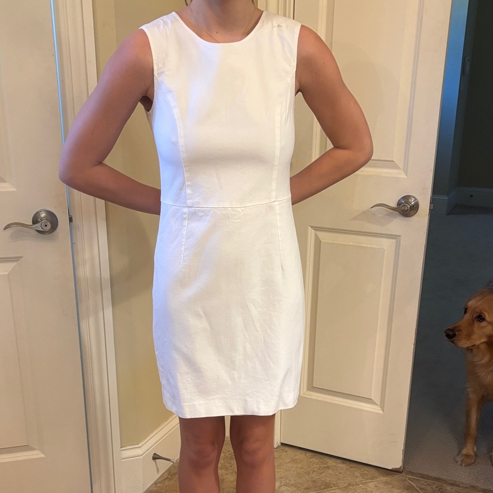 Theory White Mini Dress